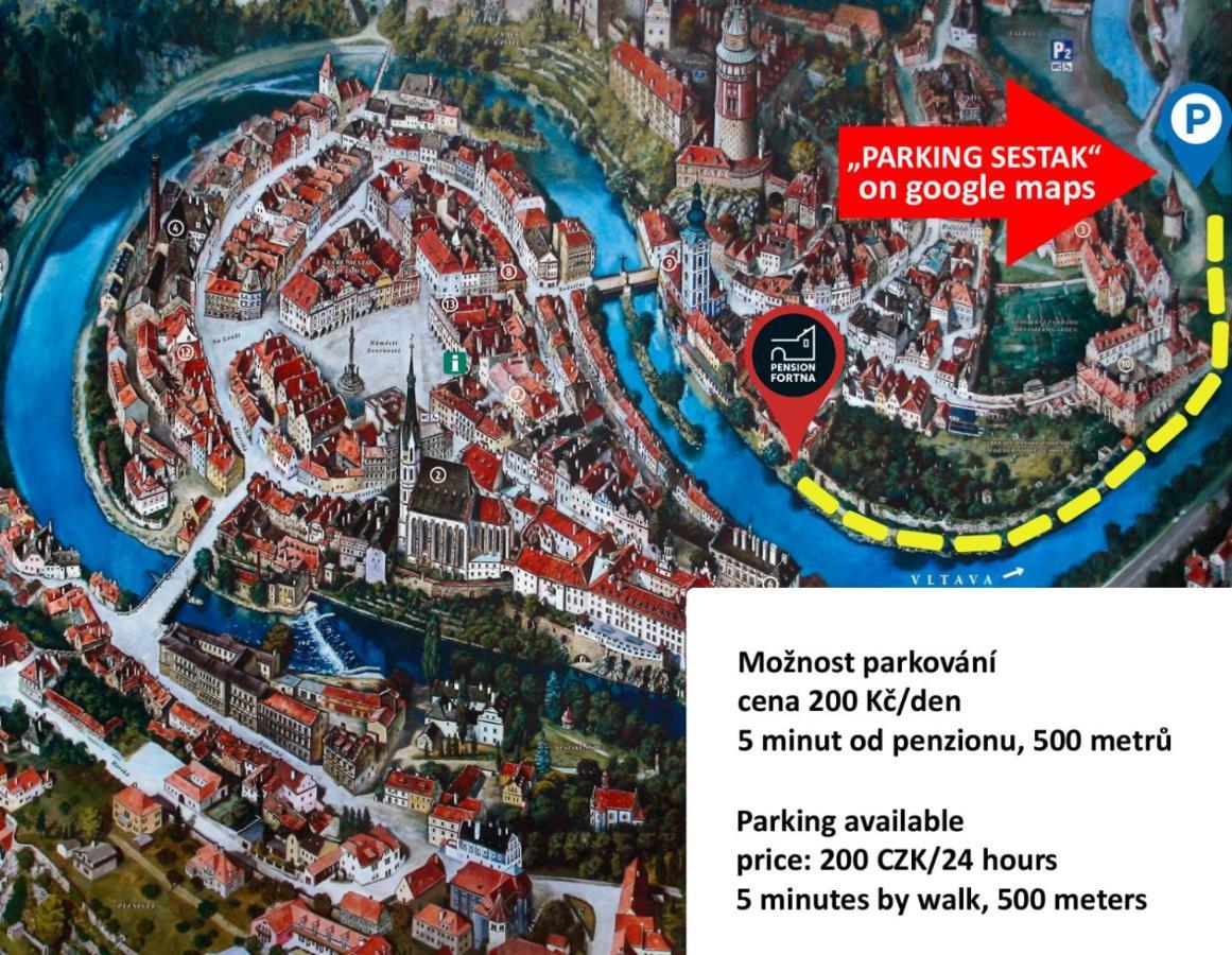 Pension Fortna Český Krumlov Εξωτερικό φωτογραφία